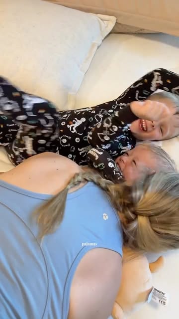 We loveeeee spooky season, especially in our new Caden Lane glow in the dark jammies 👻🎃