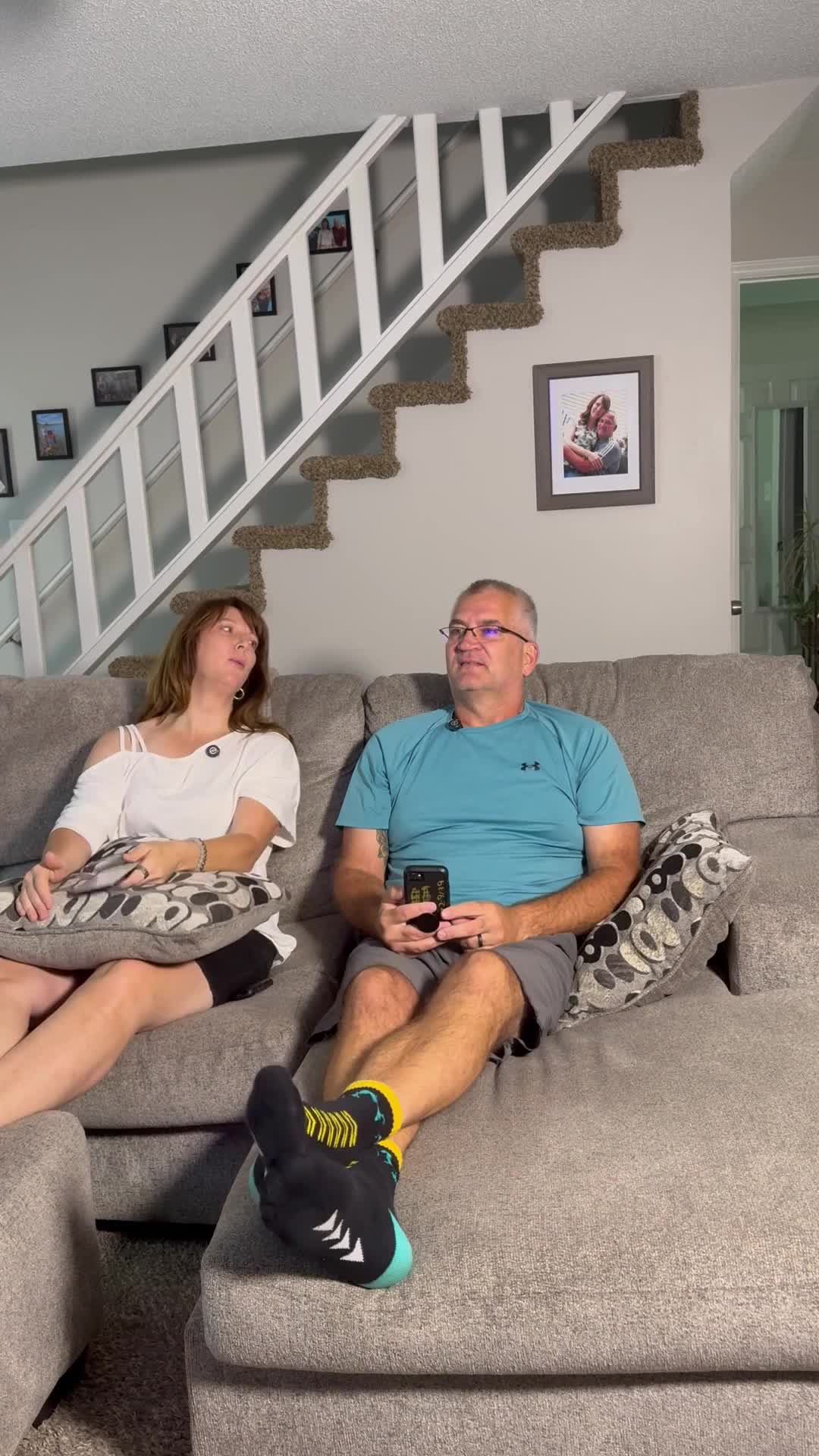 This is what quality time looks like in our house—Jeopardy battles on the Volley app with @Volley! 🧠💥 We get way to...