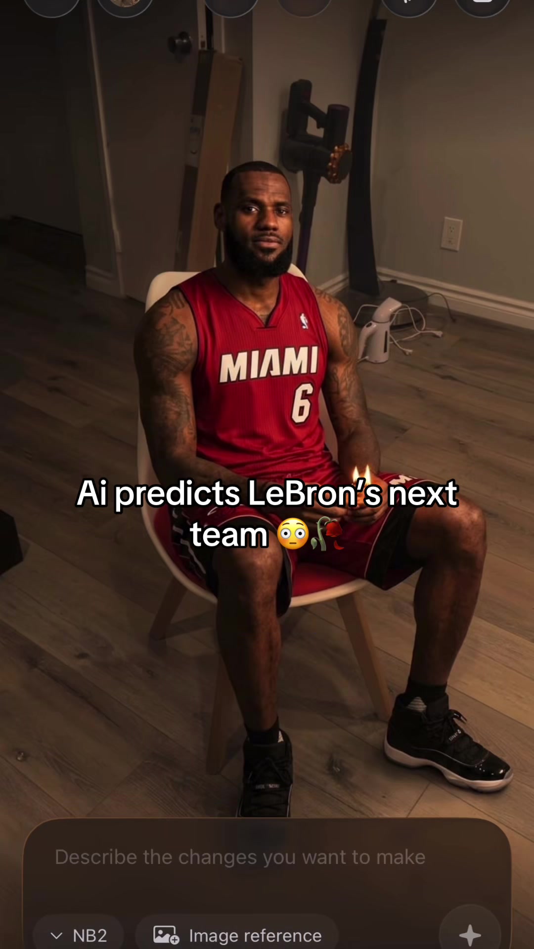 Where is the goat playing next season? 👀 #lebronjames #giannis #miamiheat