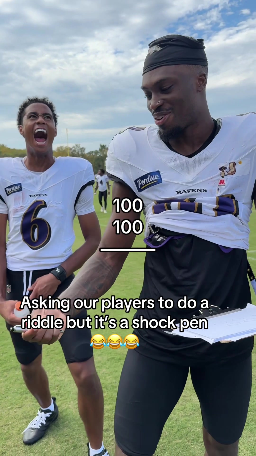 Got em 😂😂😂 #shockpen #ravens #nfl