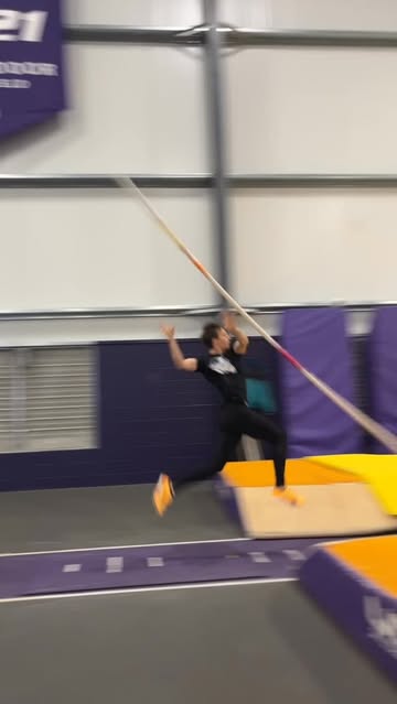 Not optimal #polevault #trackandfield #athlete #fail