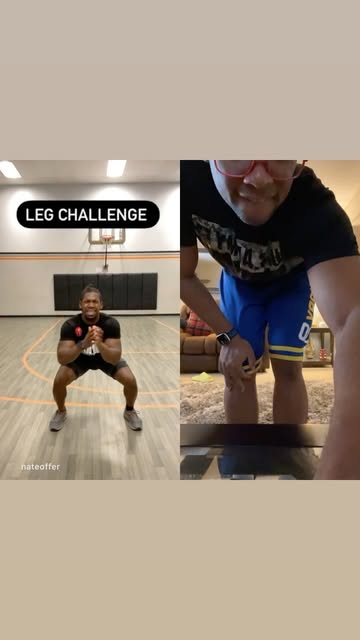 Challenge leg Let’s go Play. Reel @nateoffer #nateoffer ———————————————————————————————————— #jacksonville #jacksonvi...