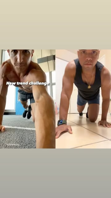 New challenge de Push-ups with @tobislarry Remix this! Let’s gooo. #fitness #fitnessmotivation #fitnessmodel #fitness...