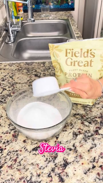 This recipe with @fieldsgreat protein powder turned out AMAZING! Even my kids approve and are scarfing down and they...