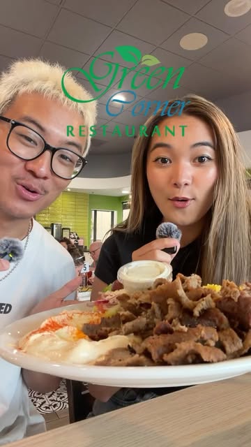 Green Corner 🥗 - - - #greencorner #mediterranean #foodreview #foodietok #mukbang