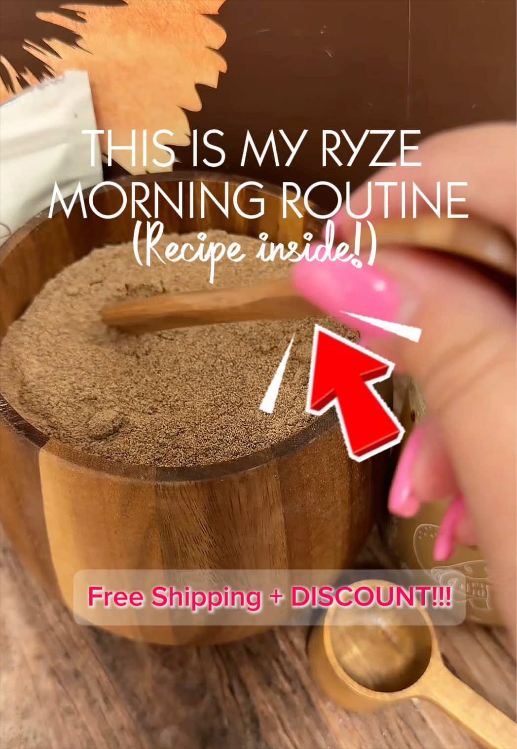 Morning Routine+Recipe Ryze Organic mushroom Coffee and Vanilla Superfood Creamer Bundle pack Dark Roast ON SALE + FR...