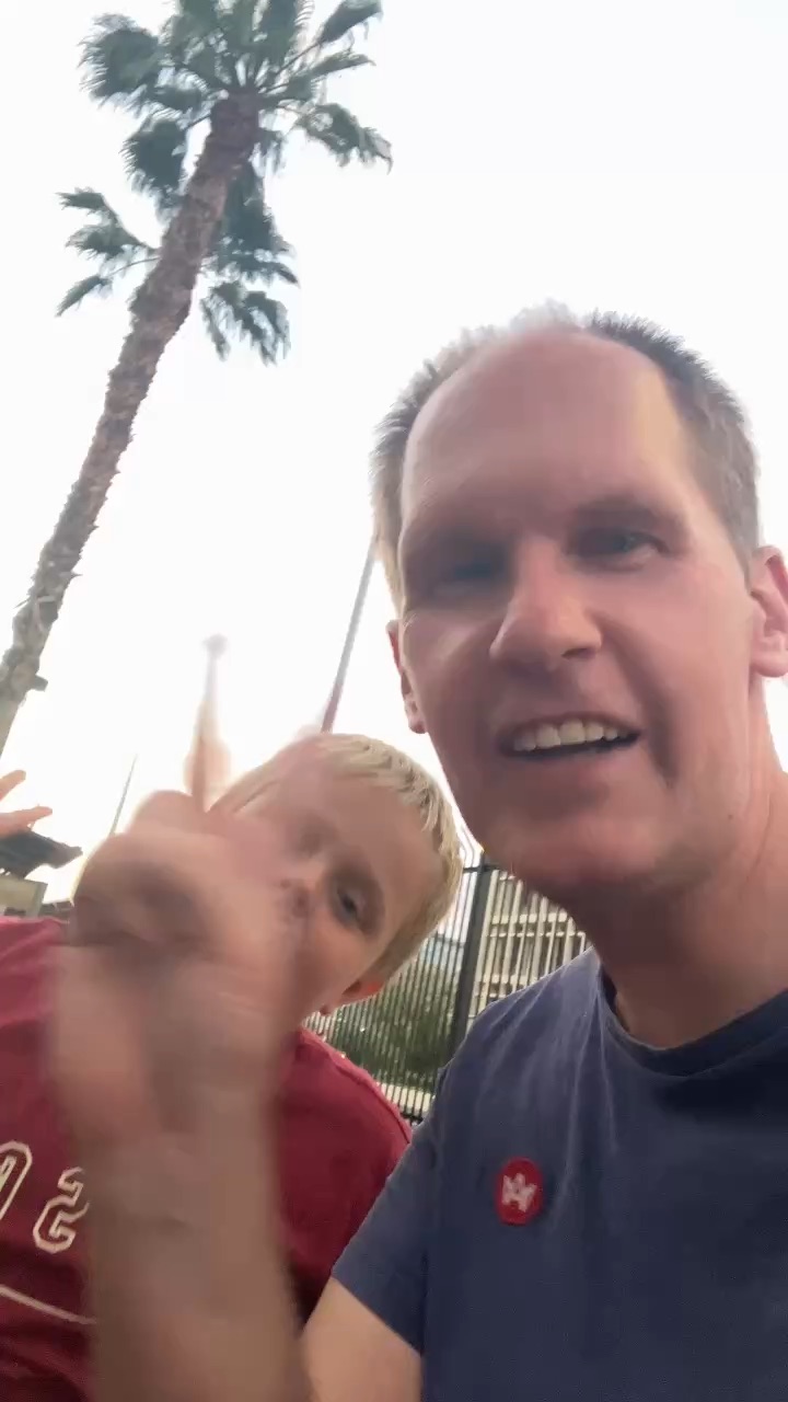 Out with son