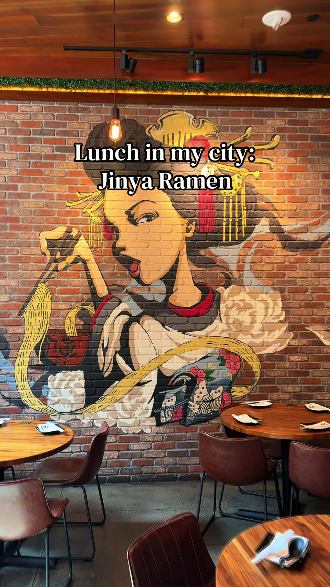 Lunch in my city 🍜✨ Stopped by JINYA Ramen Bar in Dallas and it did not disappoint! I tried the lychee matcha lemona...