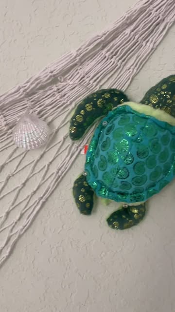 Nursery sneak peak while we wait on baby boy. Still want to add some more little sea creatures & artwork but it feels...