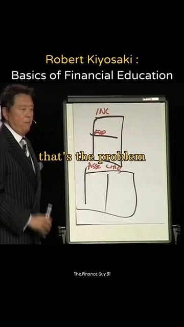 Basics of Financial Education.| • Robert Kiyosaki | • • Video courtesy- The Rich Dad Channel • • • #reel #viral #weal...