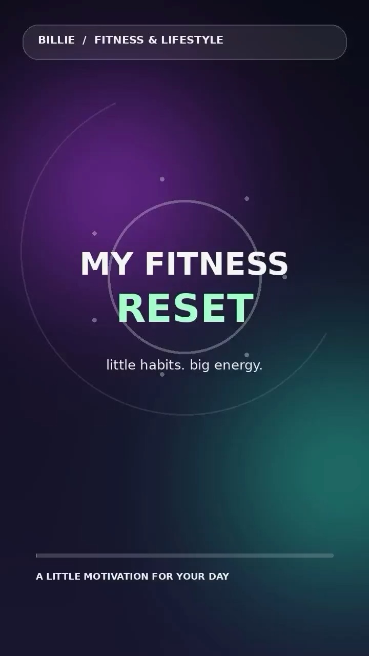 My Fitness Reset 💪🏽✨