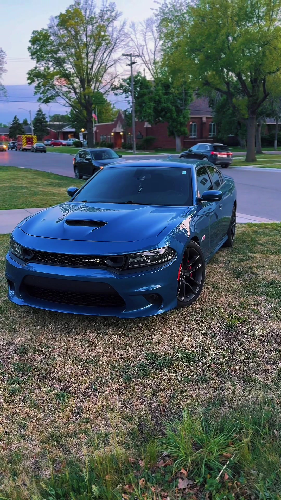 Started with a dream. Worked for it. Thank God for how far I’ve come. 🙏🏽🏁 #dodgecharger #scatpack #cartok #mopar #fyp