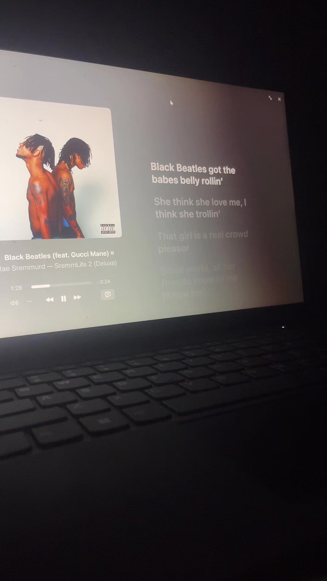 REQUESTED black Beatles #music #rap #lyrics #blackbeatles #laptopmusic