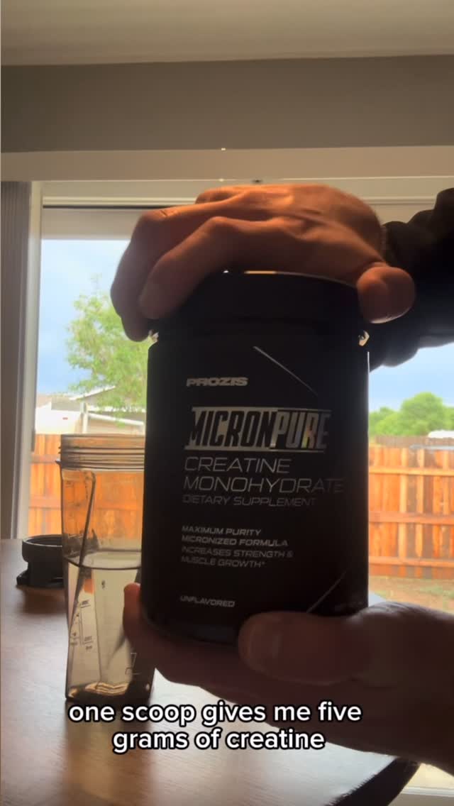 For a smoother and clearer mix of your creatine, head over to Prozis.com and use code MICRON to try it out today #ad...