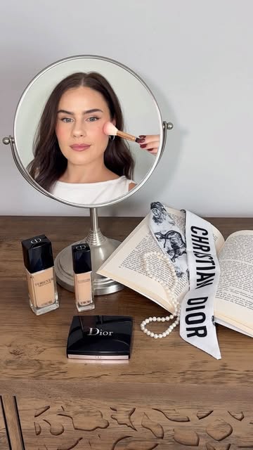 Don’t rush a girl getting ready with @dior 💄 Products: @diorbeauty Forever Skin Glow Foundation Forever Skin Correct...