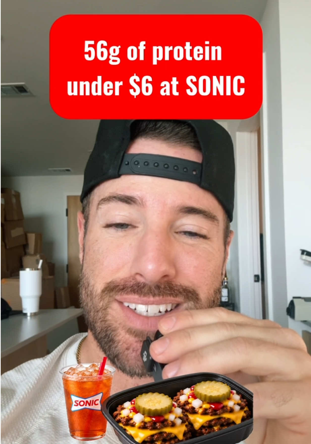Sonic is hiding a 56g protein meal for under $6 and nobody's ordering it. Save this before your next run. #lowcalorie...