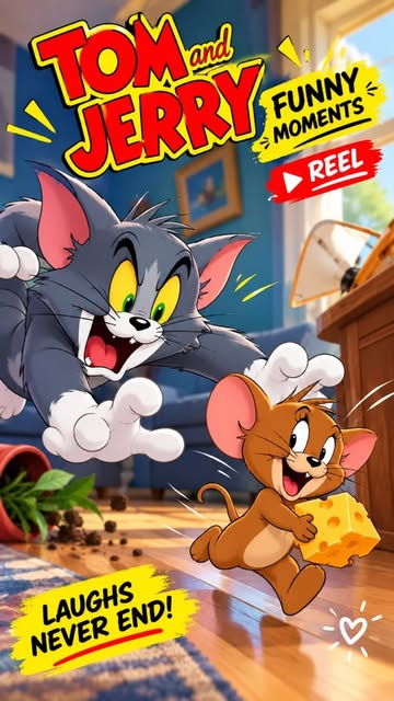 Wait till end,🤣🤣🤣🤣 #tomandjerry #cartoon #funnyreels #comedy #oggyandthecockroaches
