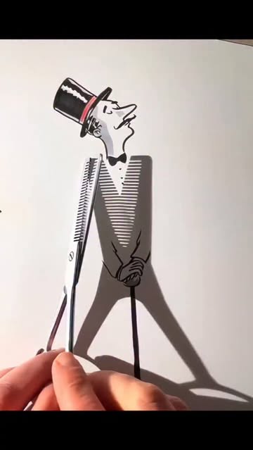 @vincent_bal Belgian artist transforms the shadows of everyday objects into imaginative drawings, becoming famous for...