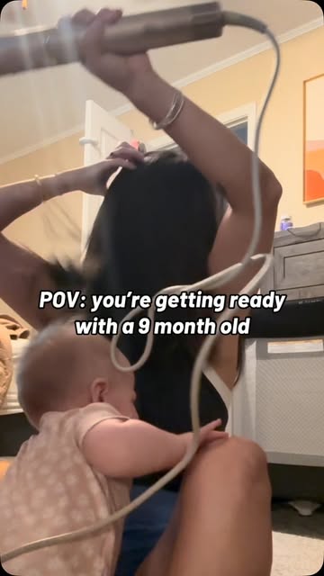 velcro baby moms unite 🫶🏻🧚🏼‍♀️ #momlife #momsbelike #grwm #momof2