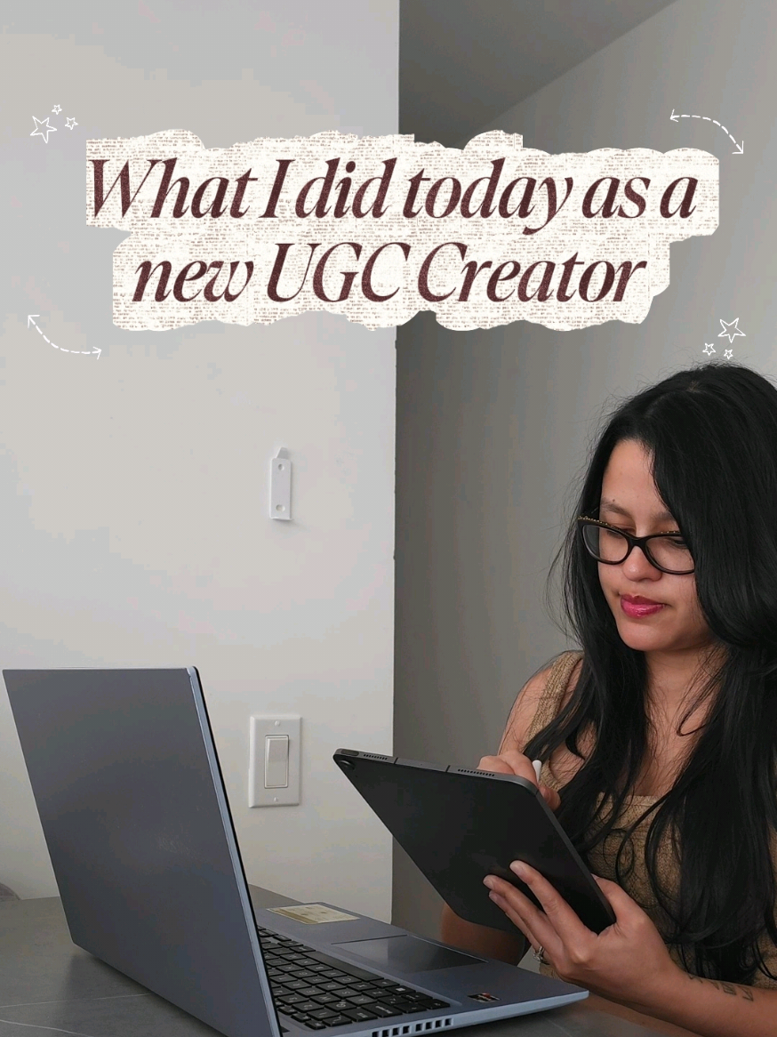 Just a new UGC creator figuring it out one day (and one video) at a time 🤍✨ Building my portfolio, brainstorming ide...