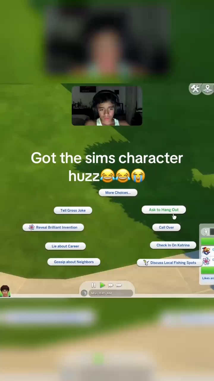 Playing the sims