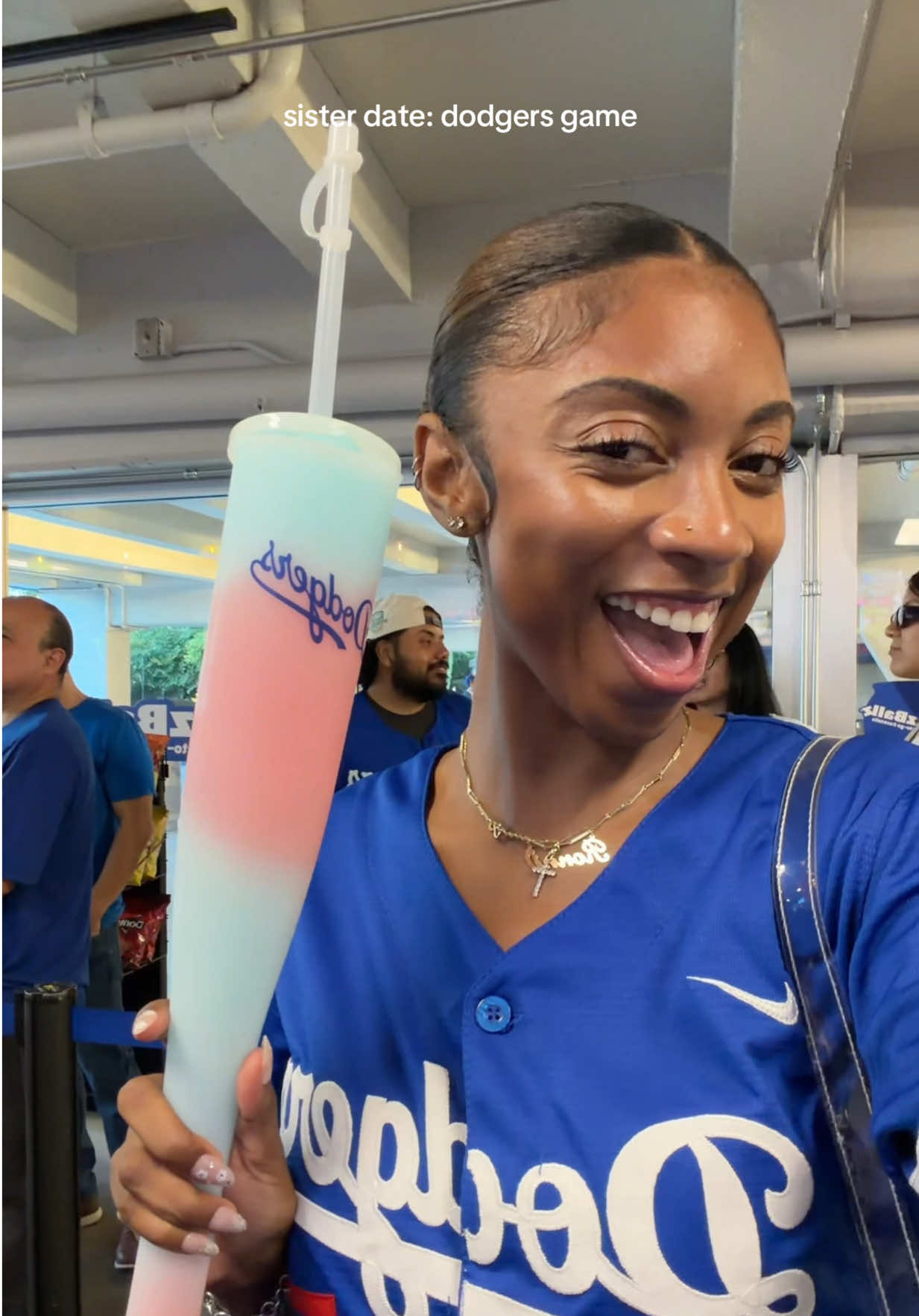 my fav sister date is a @Los Angeles Dodgers game !!! can’t wait for our next one! #thingstodoinla #dodgers #dodgersgame