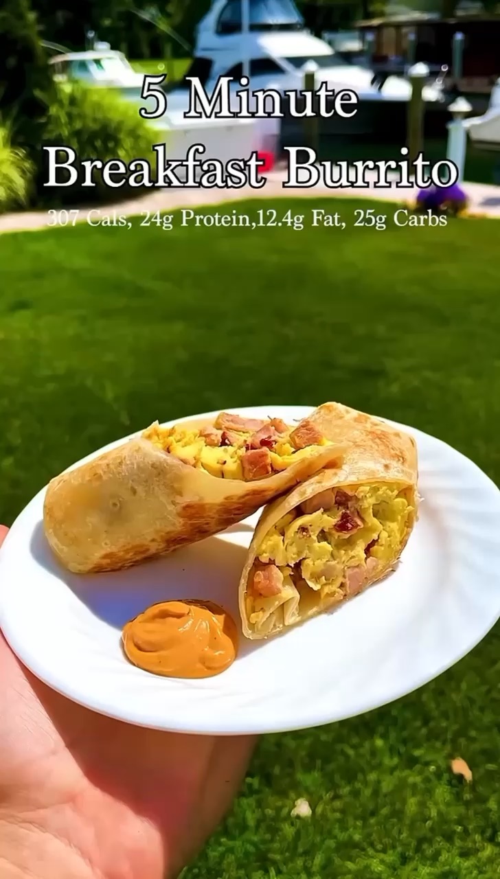 5min burrito breakfast!