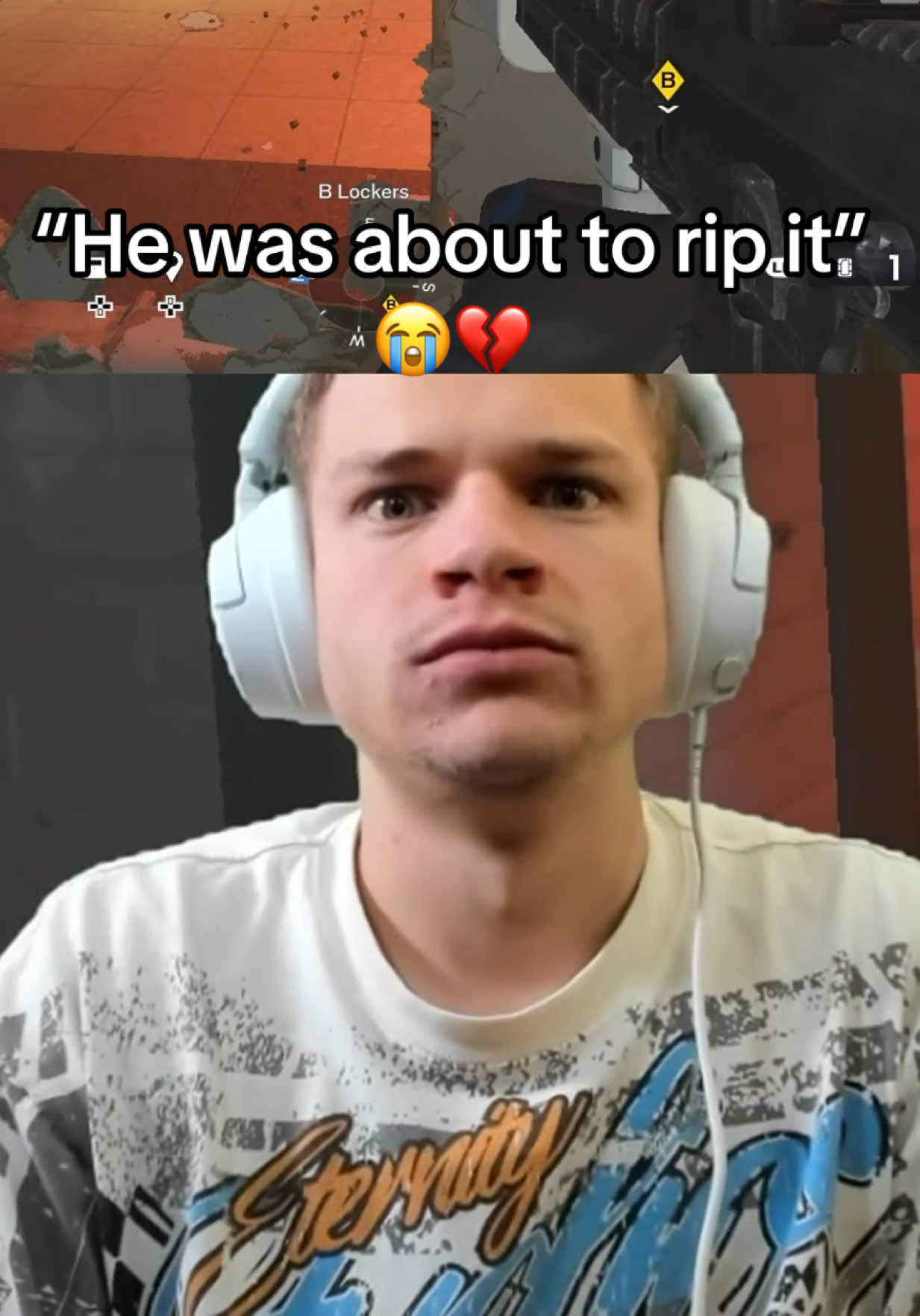 “He was about to rip it” 😭💔 #jynxzi #fyp