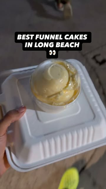 One of my favorite sweet spots in Long Beach 👀 Funnel cake + a scoop of ice cream is hard to beat. 📍 The Funnel Hou...