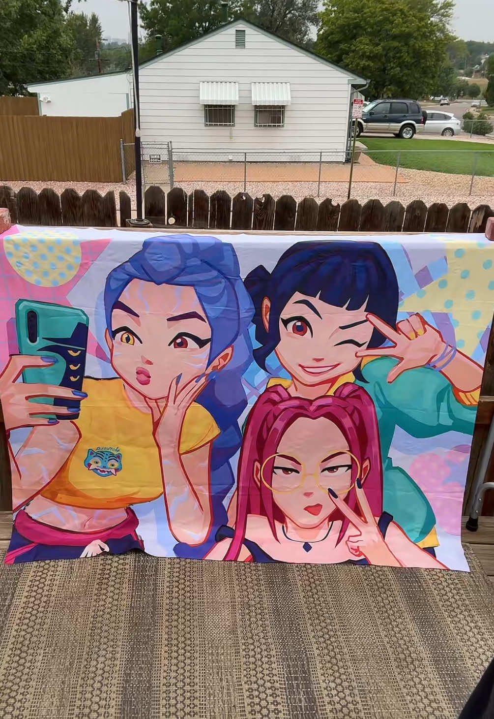K-pop Demon Hunter’s wall banner for the win! #kpopdemonhunters