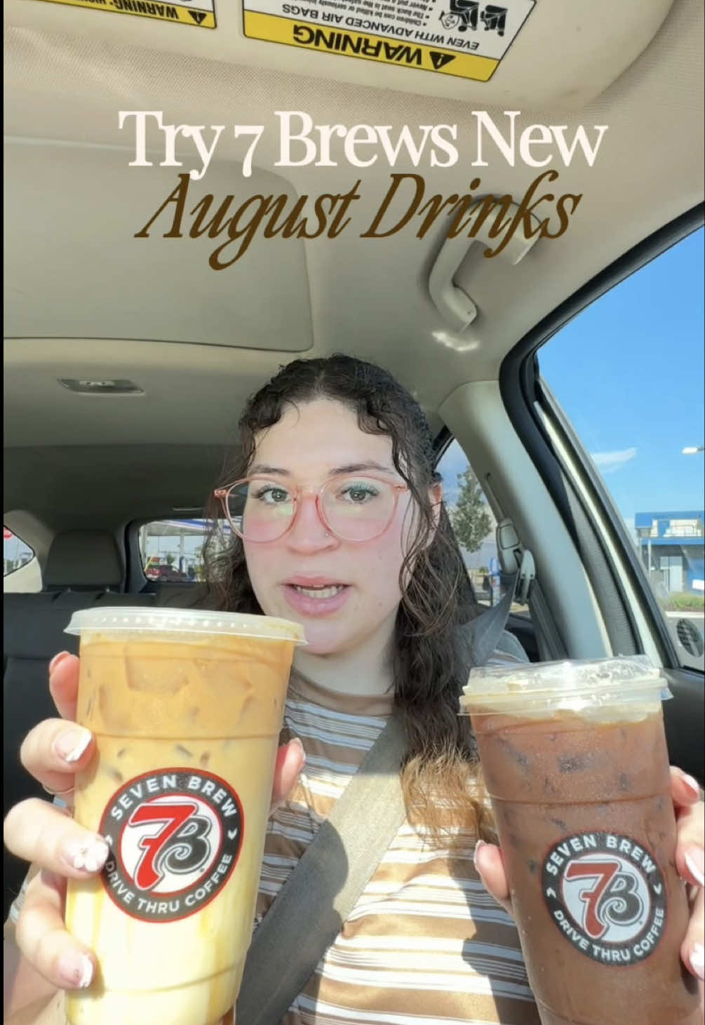 7 Brews new August drinks dropped and I’m living for it!! Also highly recommend the Sweet & Salty Caramel Machiato ☕️...