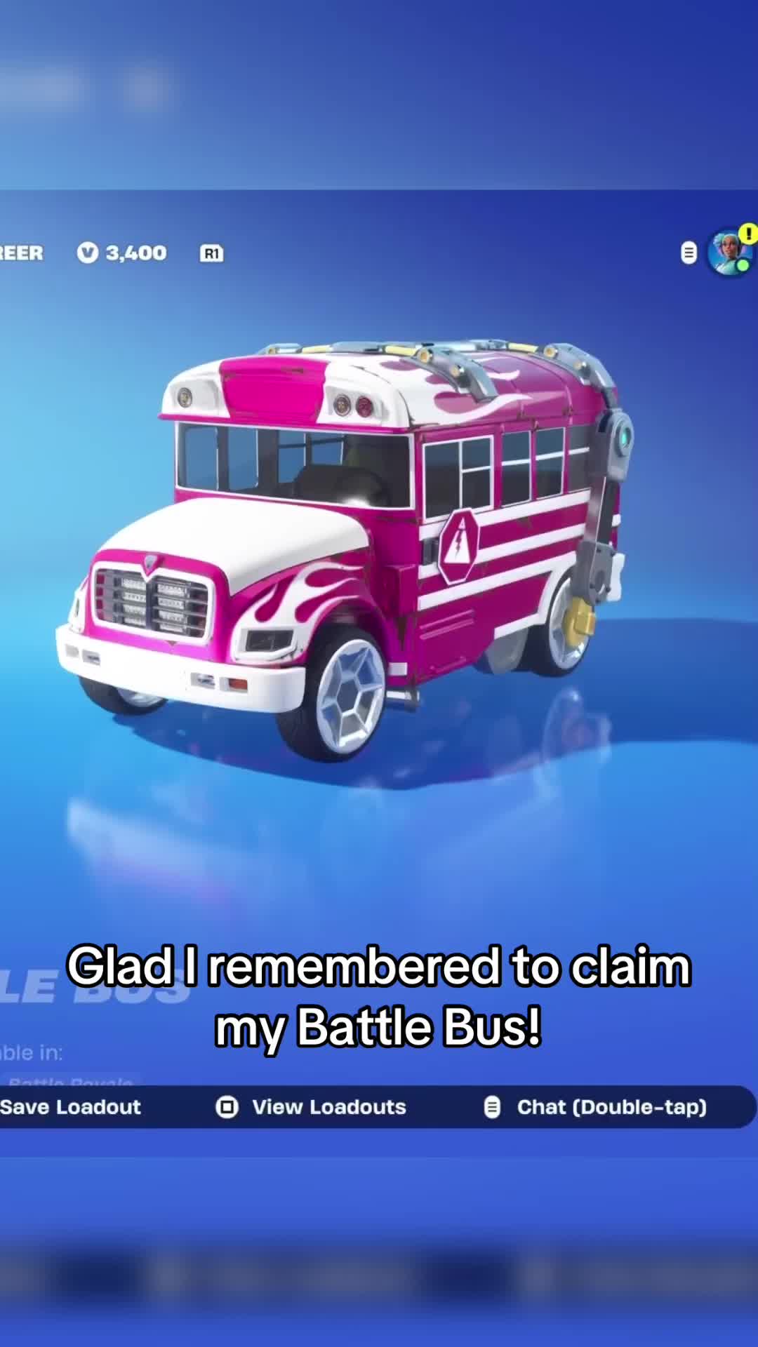 Ughhhh it’s so freaking cuteeeee 🫠 #fyp #battlebus #fortnitebattlebus #gamergirl #pink #rocketleague #fortnite #epic...