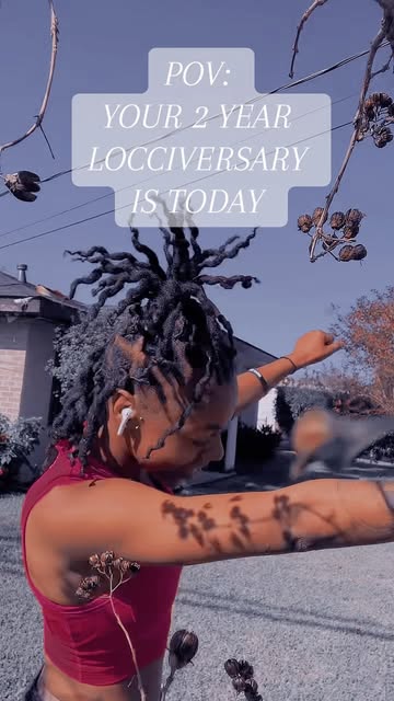 This have definitely been a journey, all ima say is… trust the process! HAPPY ANNIVERSARY TO MY LOCCS🤎🤎