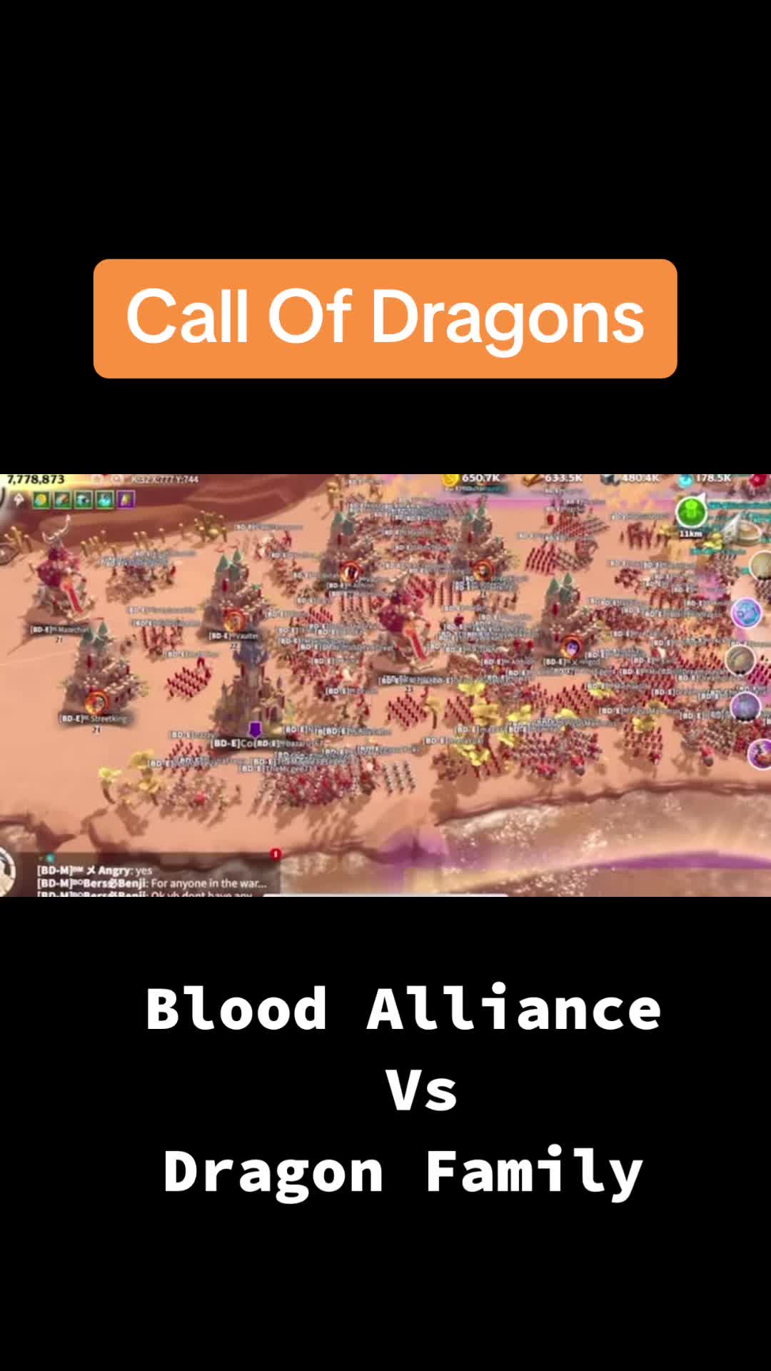 The greta battle between blood and dragon family i was able to participate in. Got some of battle reports of battles...