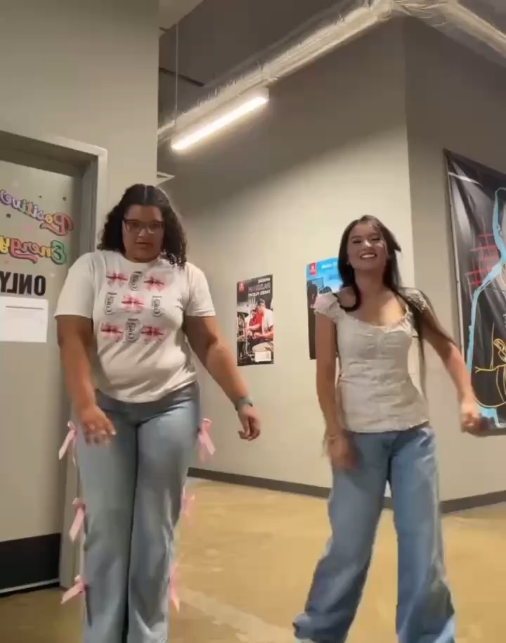 Dancing with friends