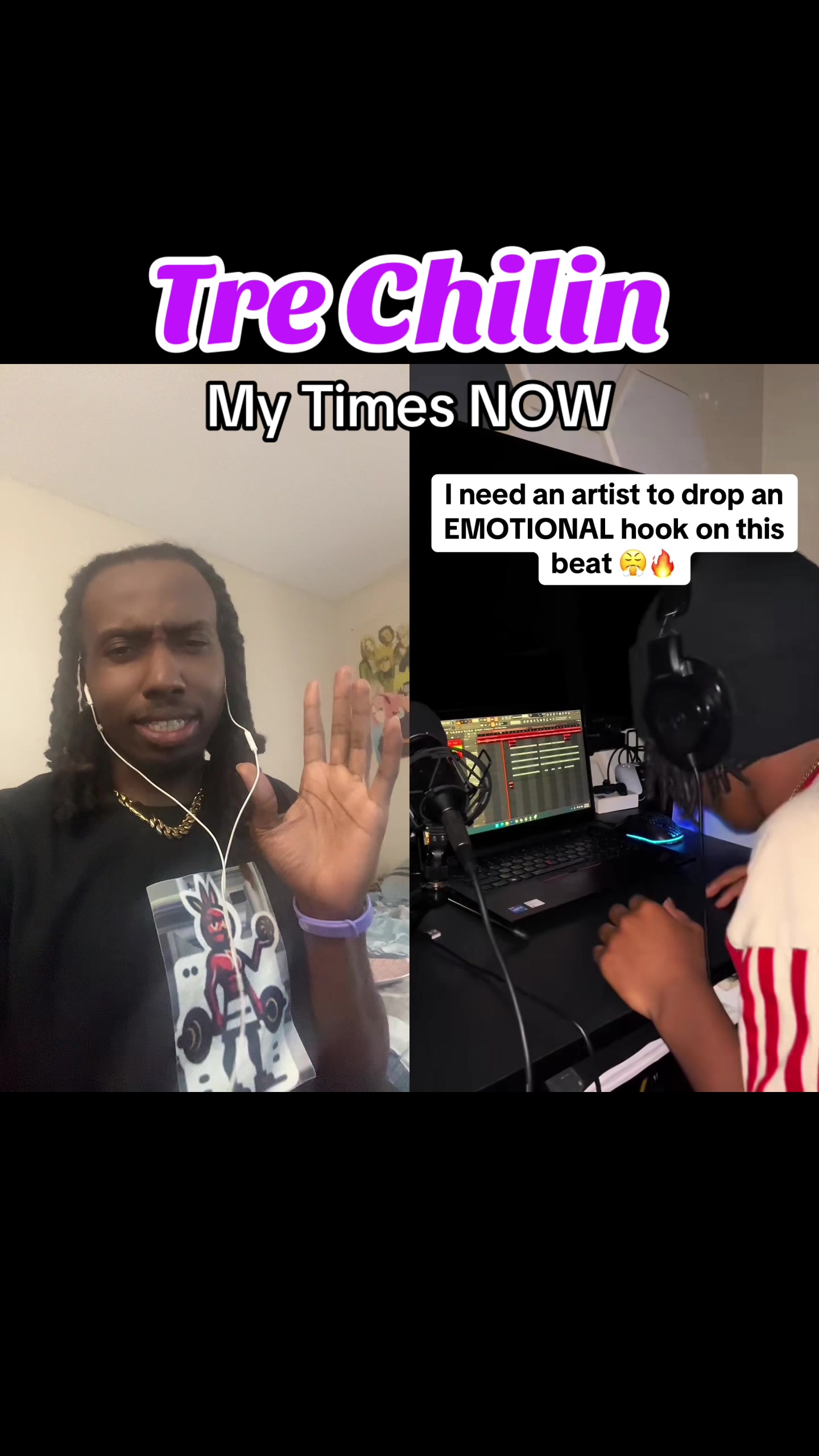 #duet with @ManiTheProducer #TreChilin #TreFromKCMO #music #freestyle #MyTimesNow