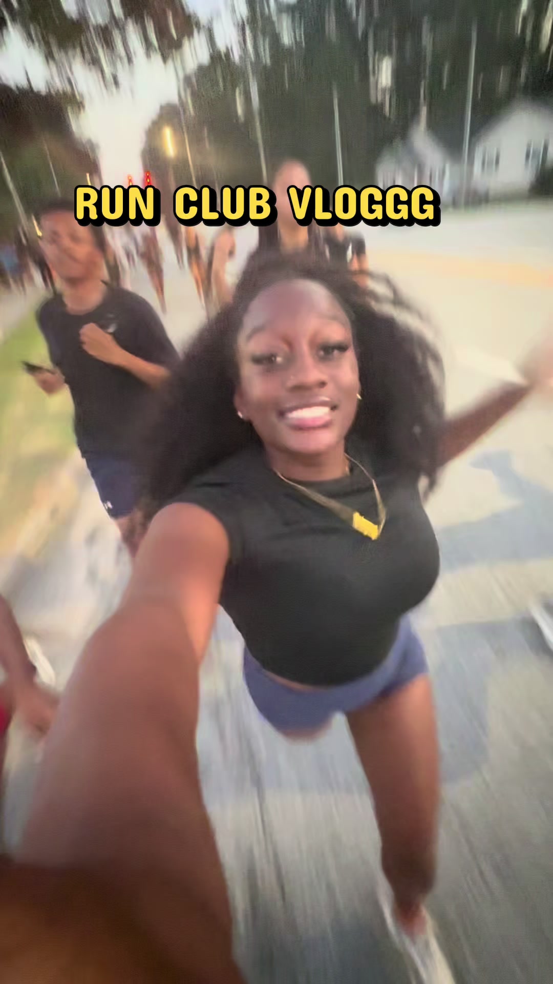 I really love run club like #ncat #runclub #vlog