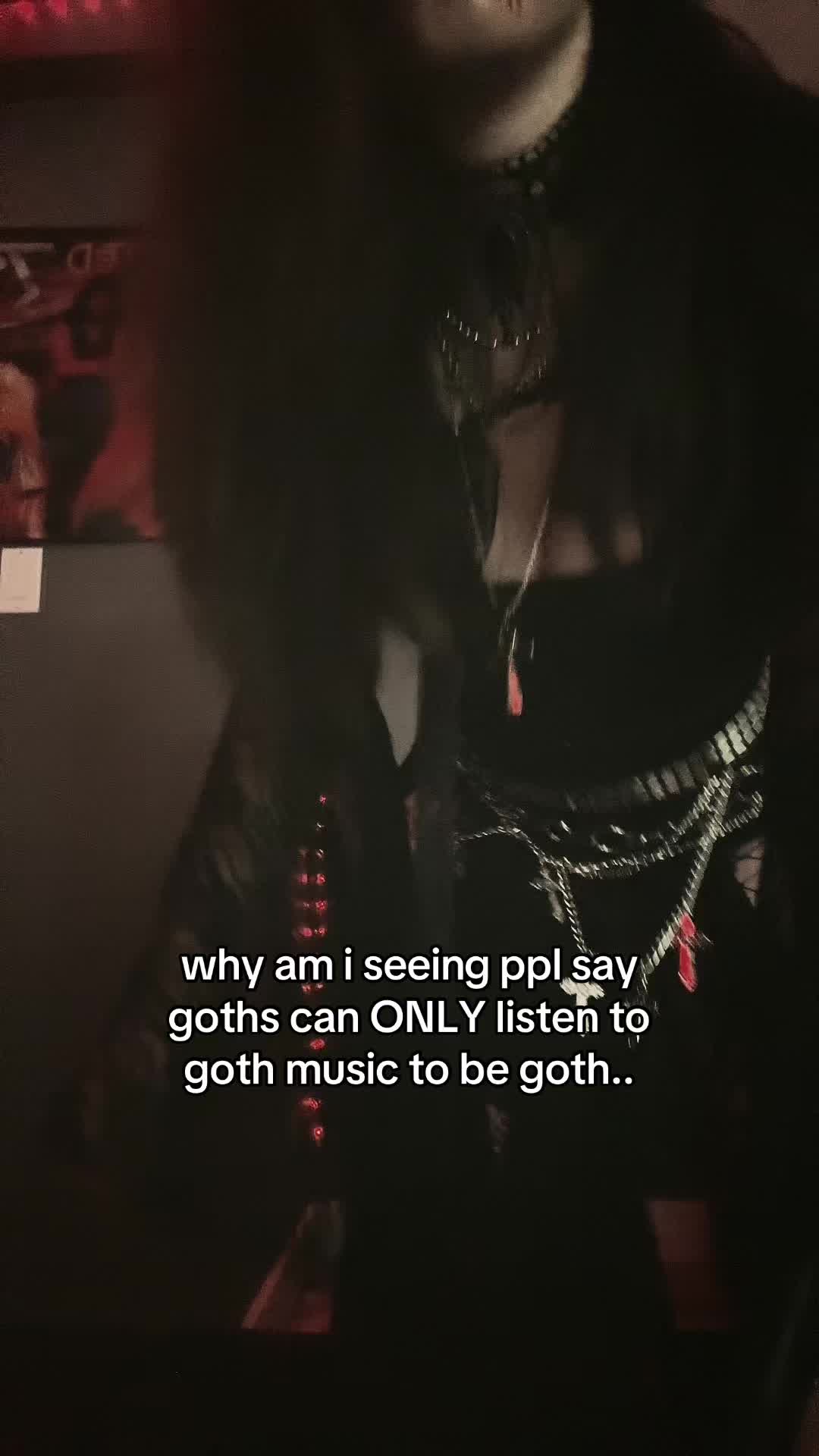 whats gotten into ppl☹️ lemme listen to my lorna shore in peace smh #goth #fy #fyp #gothic #music