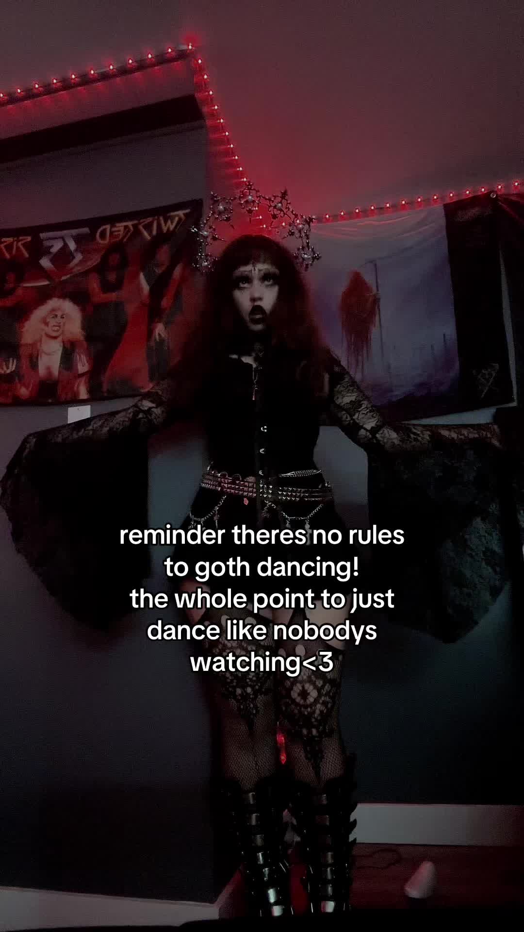 live laugh love goth dancing🖤 #goth #fyp #gothic #gothdancing