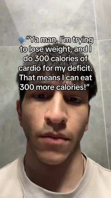 I cannot believe I have to explain this to people. 1. The calorie tracker on a cardio machine or a smart watch is ter...