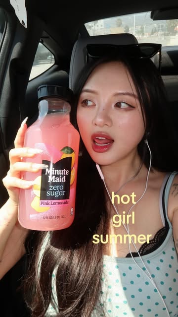 it’s getting so hot here in LA, gotta stay refreshed and hydrated 😮‍💨 @minutemaid #ad #sponsored