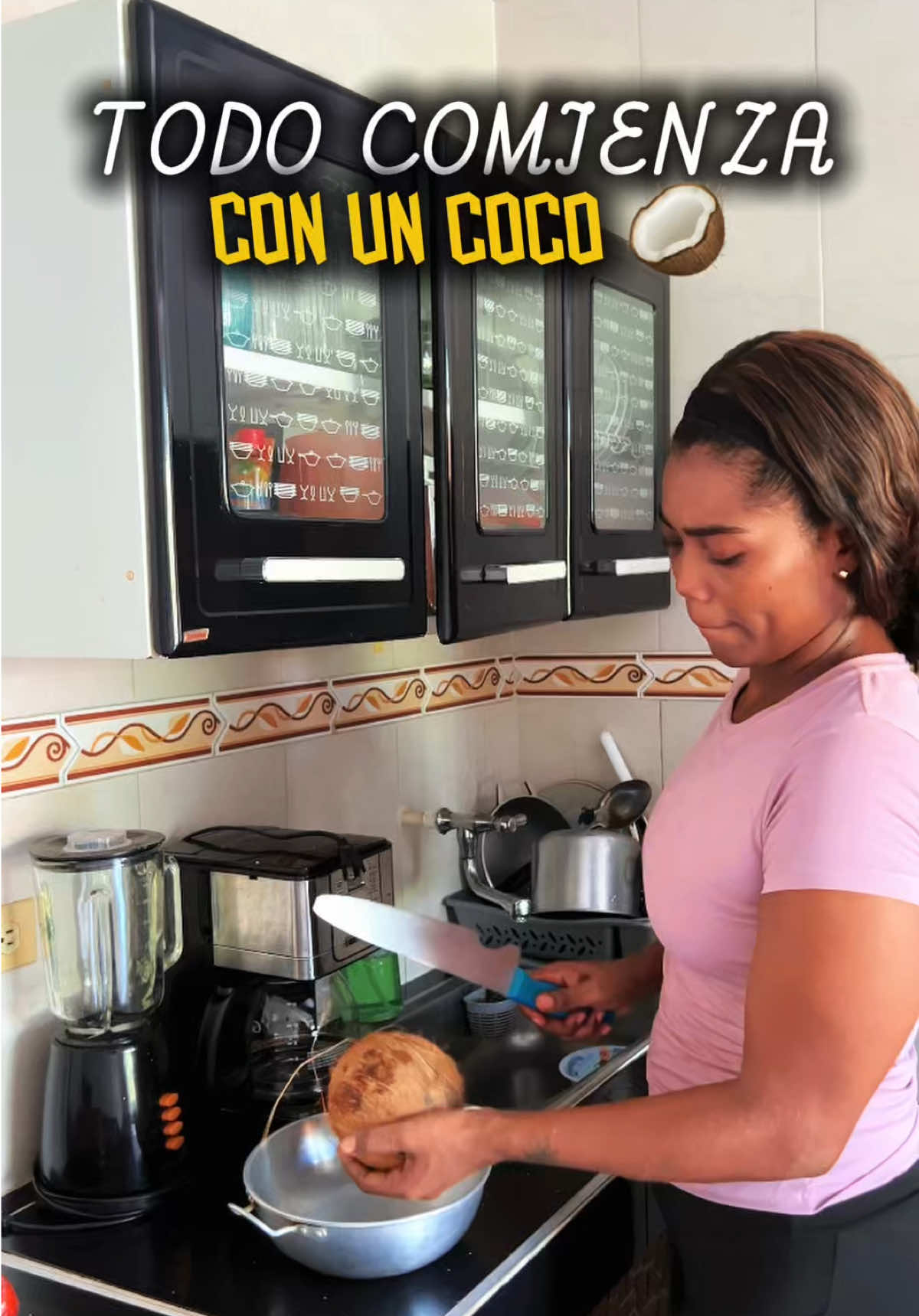 TODO COMIENZA CON UN COCO 🥥 #elysensuhouse #cocina #recetacasera #ComidaColombiana #Coco