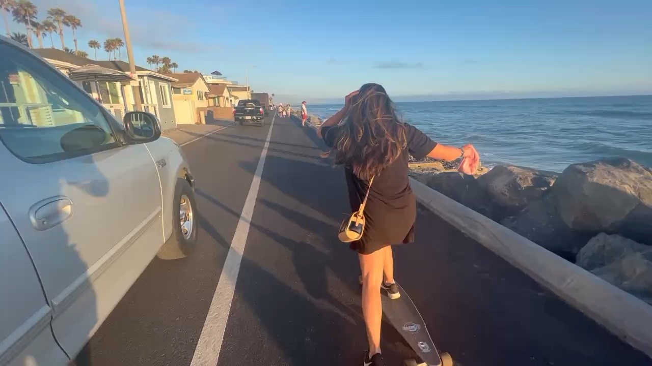 Skateboarding fun