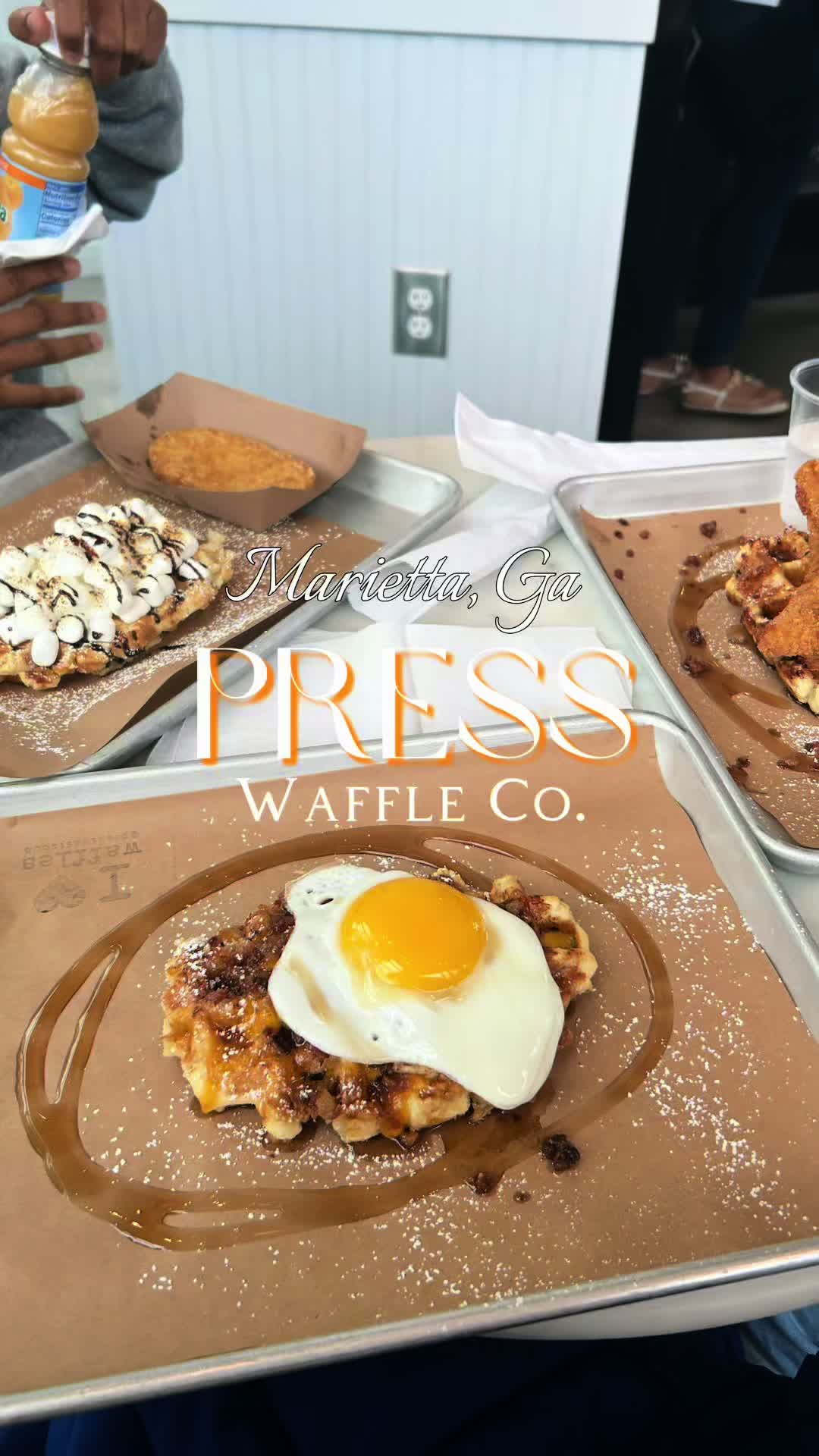 Customized Waffles 9/10 👀👀 #presswaffles #Marietta #atl #fyp #foodreview #foodinatl
