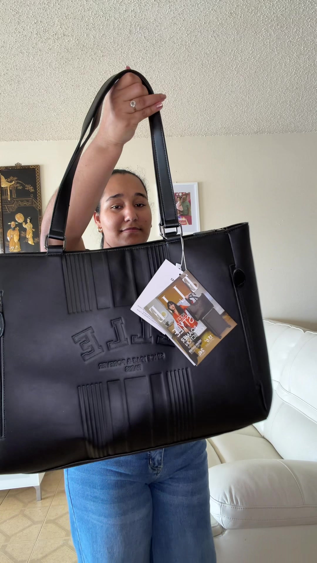 The vegan leather material feels of incredible quality , soft to the touch and without that some synthetics usually b...