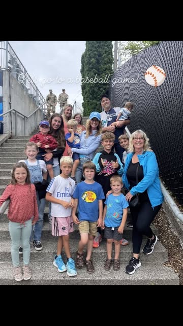 We did a baseball game! Such a great day!