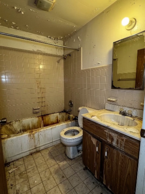 From DESTROYED Bathroom to LUXURY in 7 DAYS! 😱🔥 #shorts #transformyourhome #beforeandafter #home