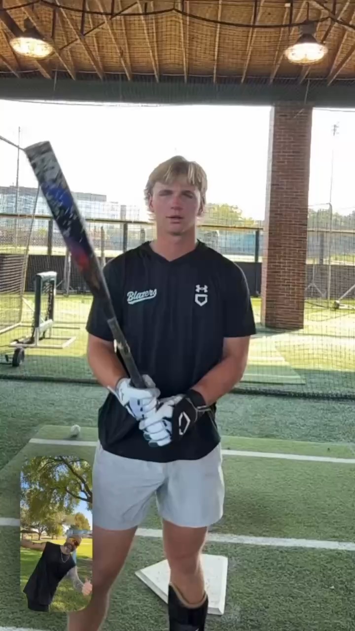 Remote hitting lesson