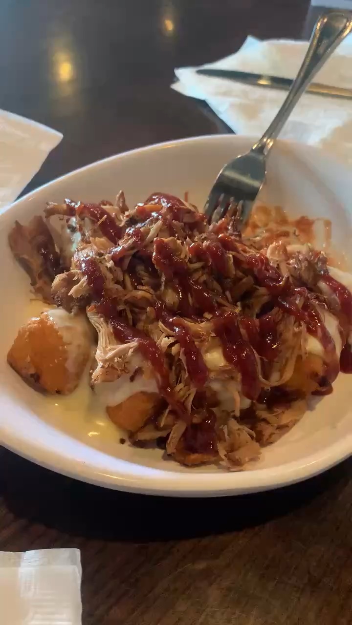 Trying food