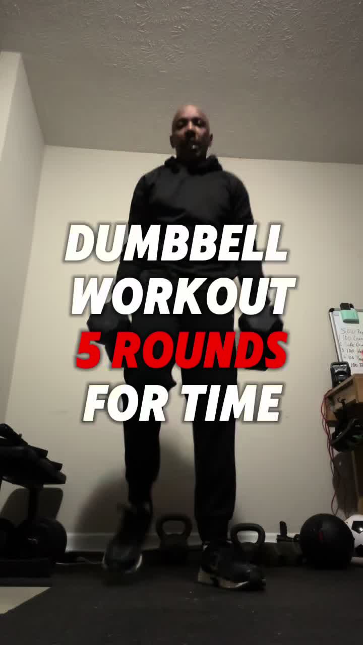 Don’t get it twisted. I work the body too! Try this dumbbell workout for time. #fitness